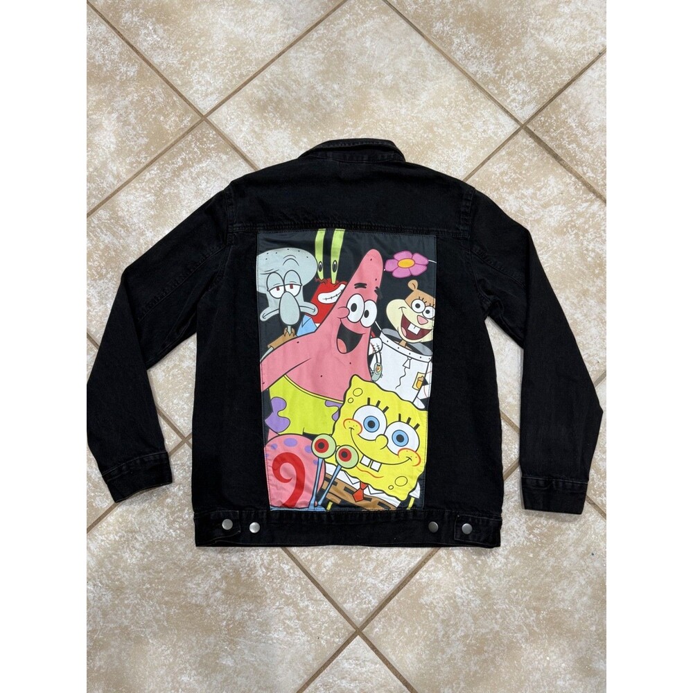 Vintage Nickelodeon SpongeBob SquarePants Denim Jacket – Size Small